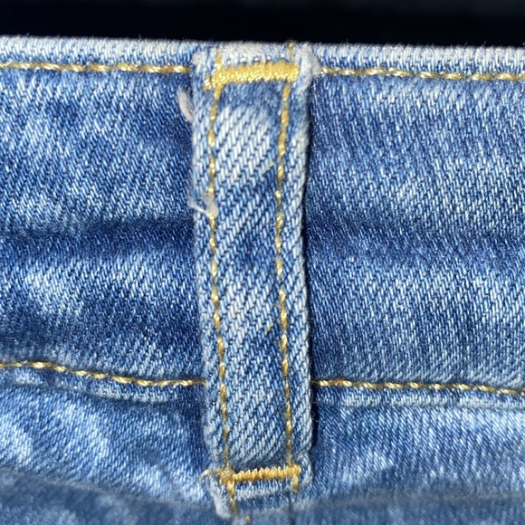 KOOKAI DENIM BLUE JEANS FISH SCALE PRINT SZ 28 W/34 - Picture 6 of 12